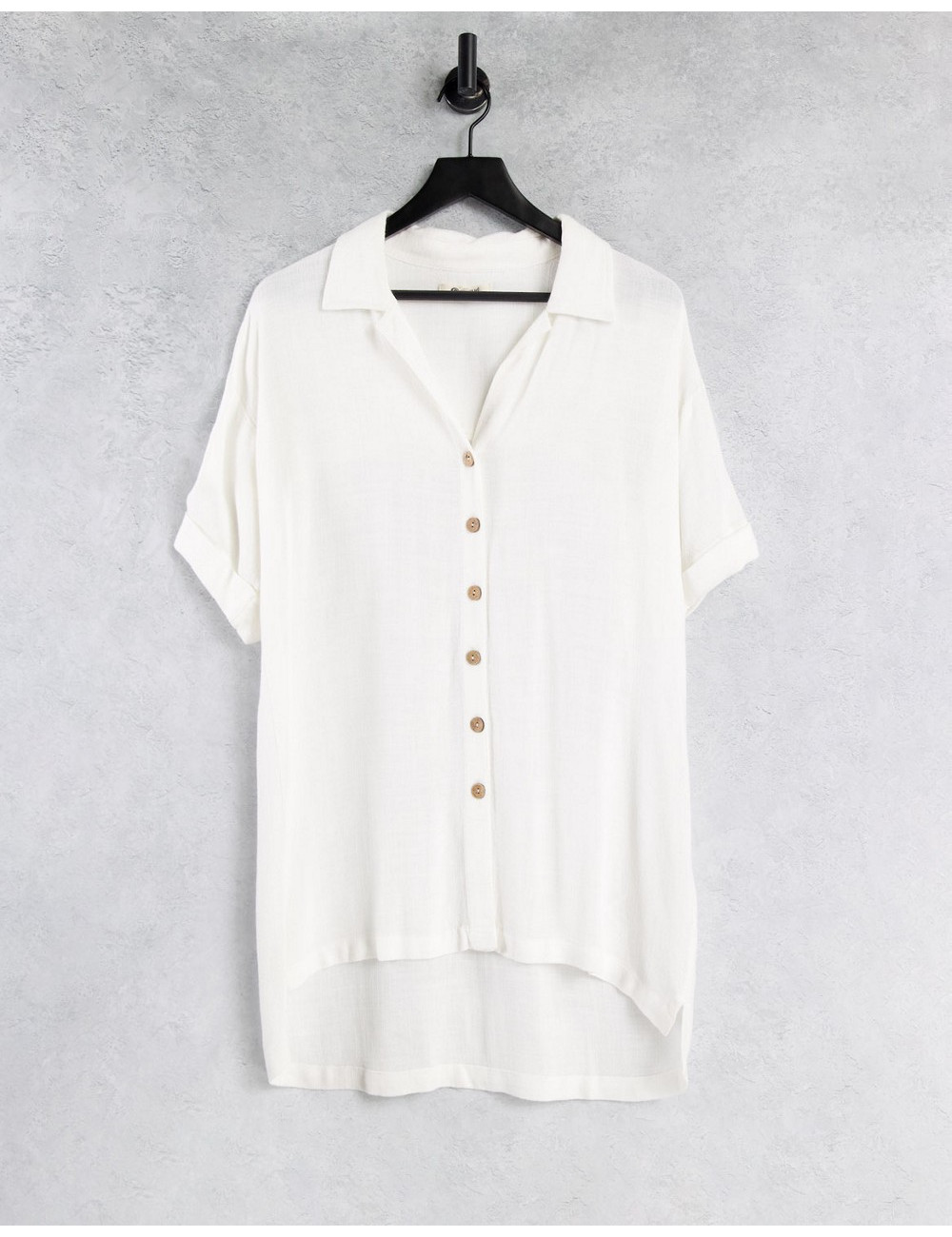 Rip Curl Ashore shirt in white