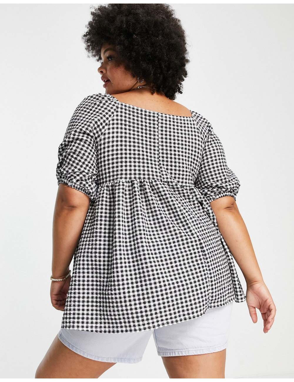 Yours square neck smock top...