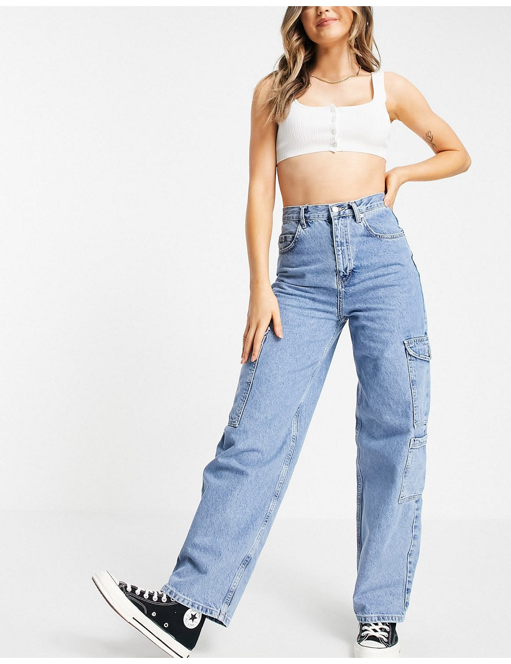 Topshop utility baggy jeans...