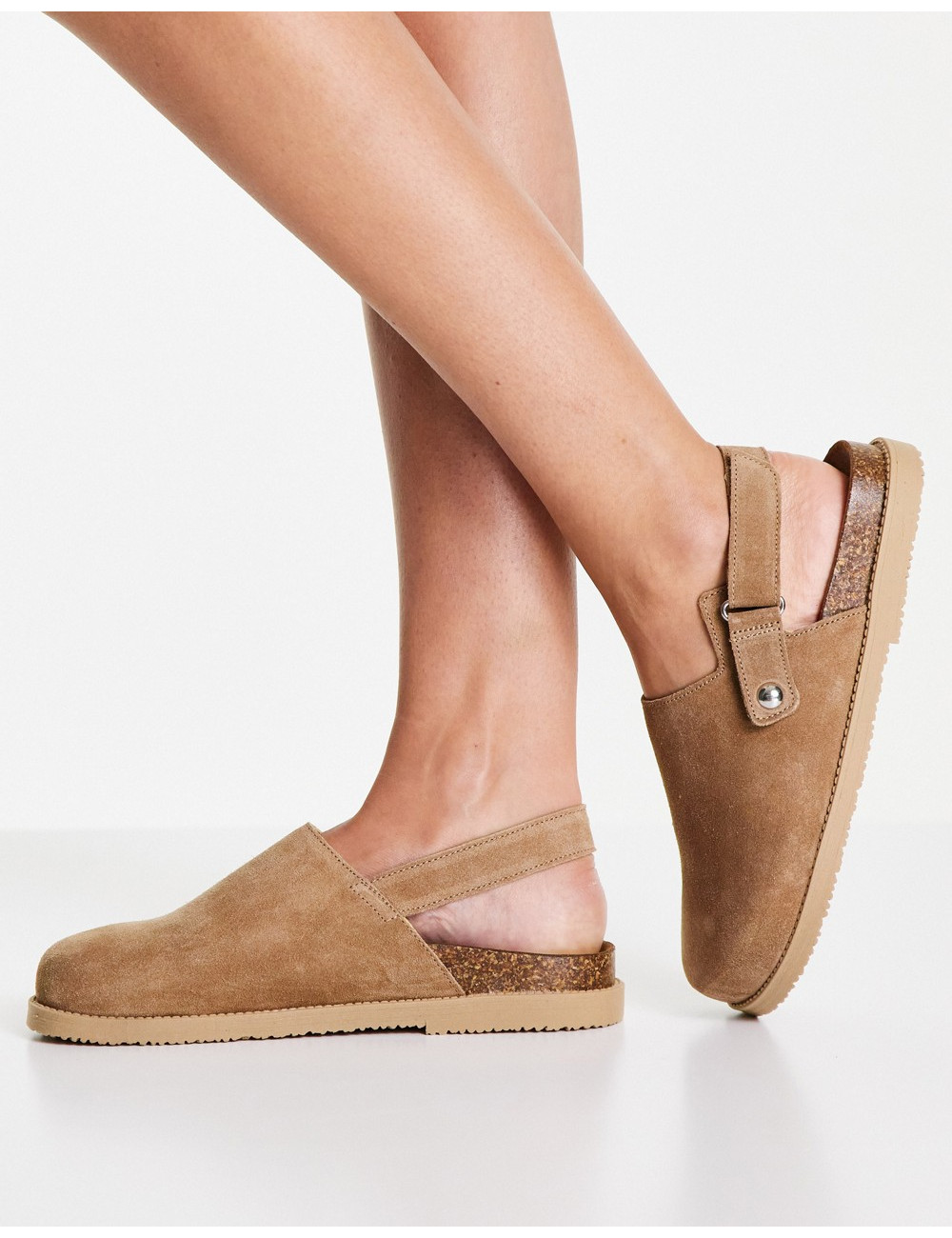 Topshop Lacey suede flat...