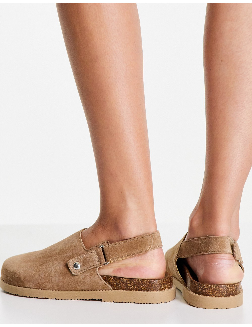 Topshop Lacey suede flat...