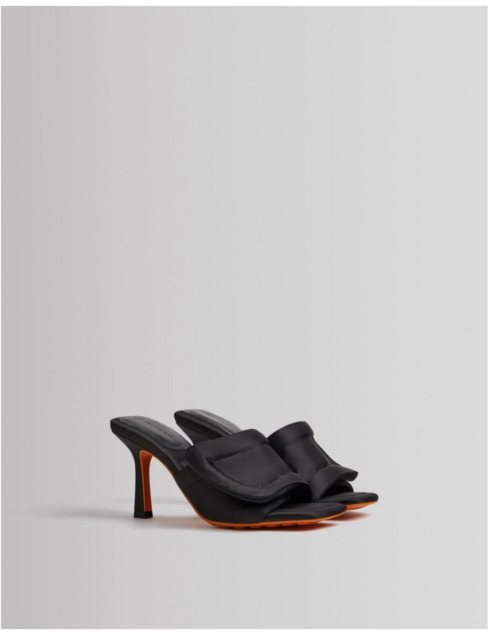 Bershka heeled mule sandal...