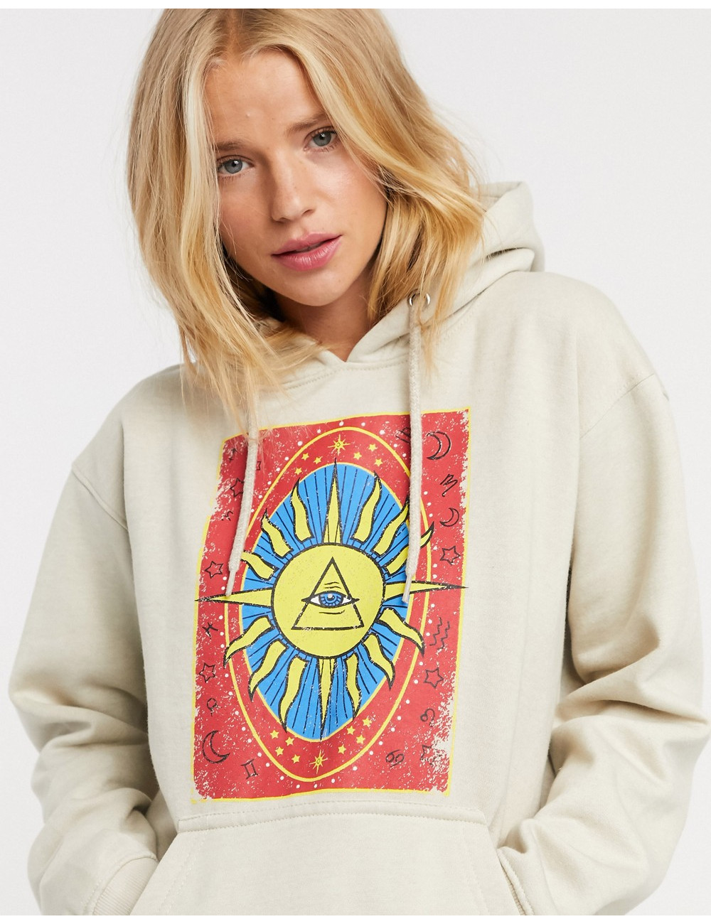 Daisy Street relaxed hoodie...