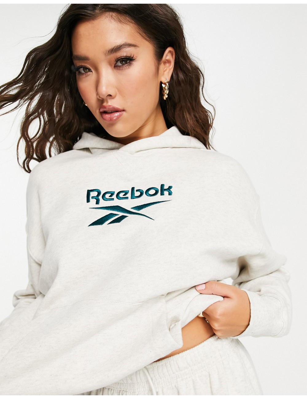 Reebok large logo fleece...