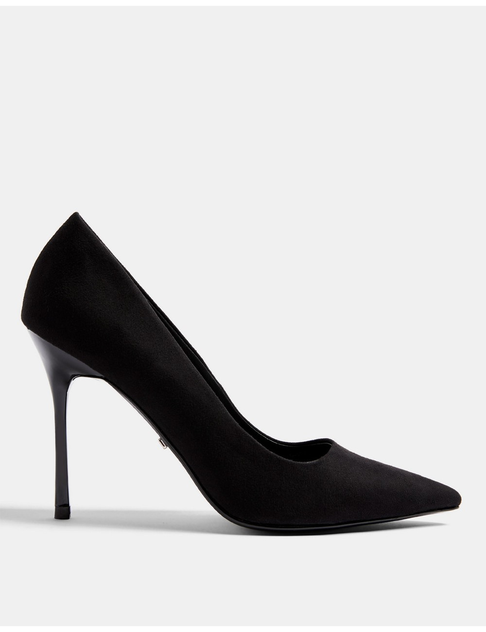 Topshop court shoe in black