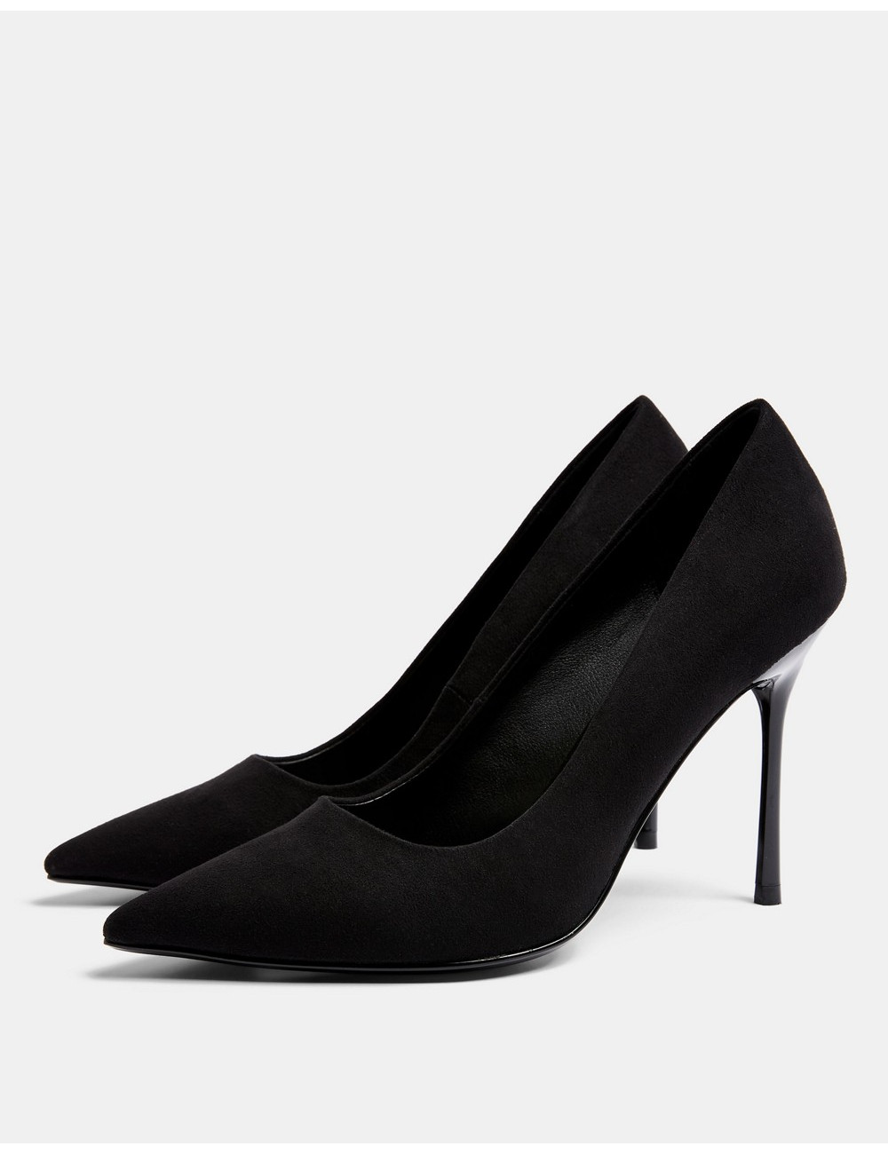 Topshop court shoe in black