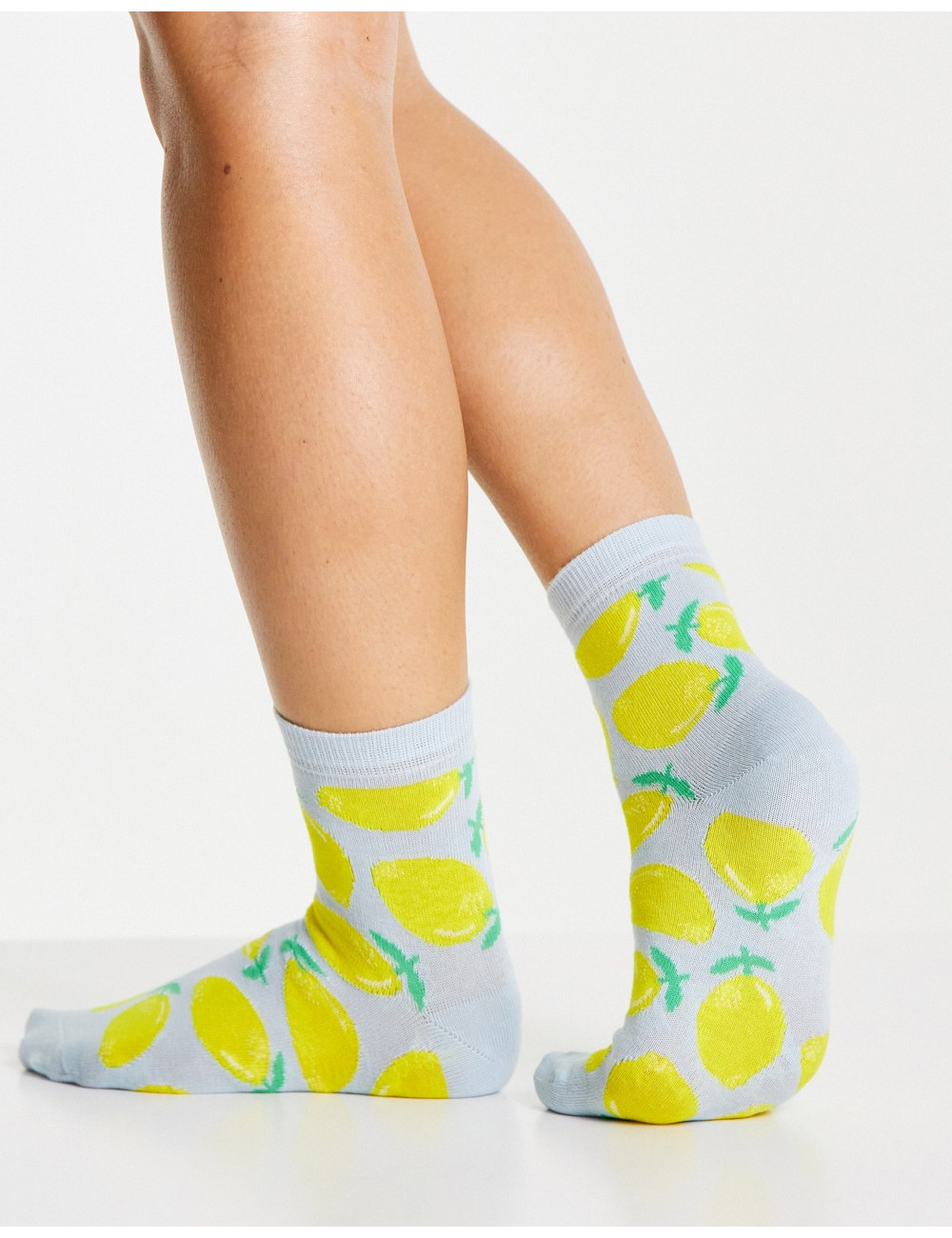 Accessorize socks in lemon...