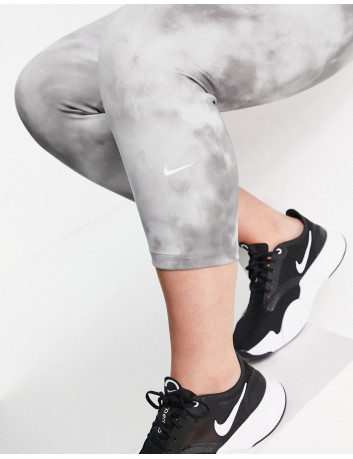 Nike Training Icon Clash seamless sculpt leggings in grey print