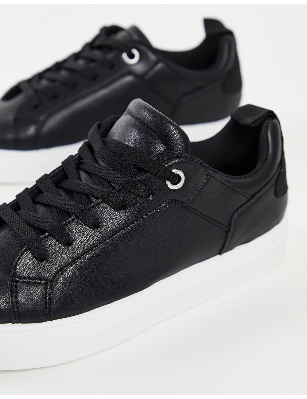 Topshop lace up trainers in...