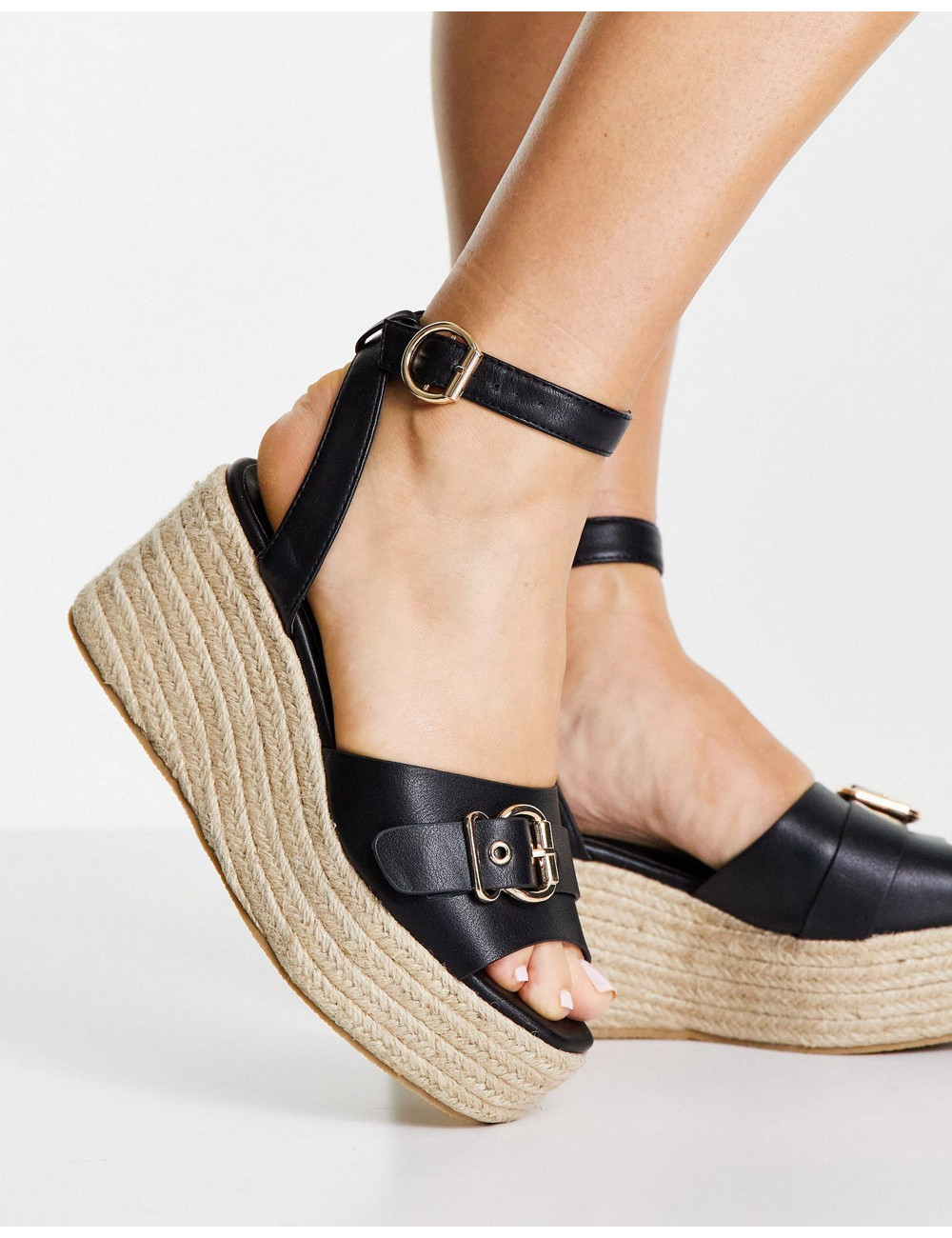 Glamorous Wide Fit wedge...
