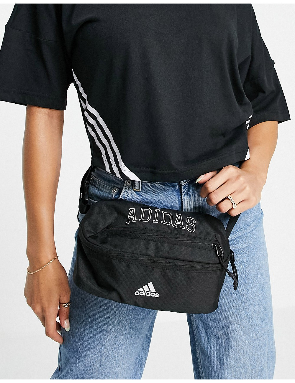 adidas bum bag with logo in...