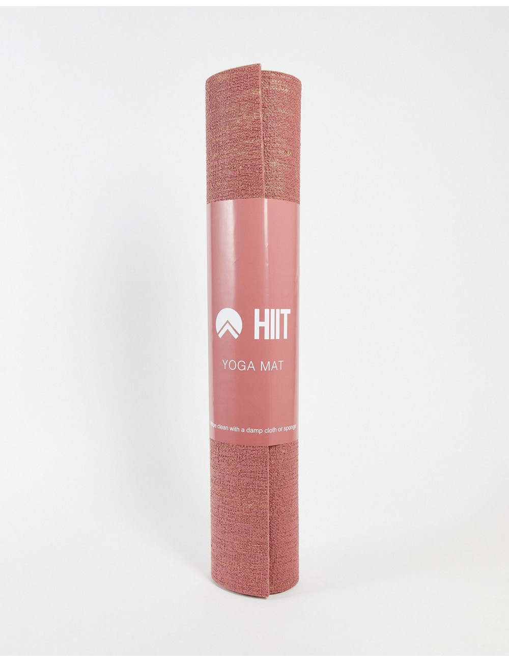 HIIT flax yoga mat in coral