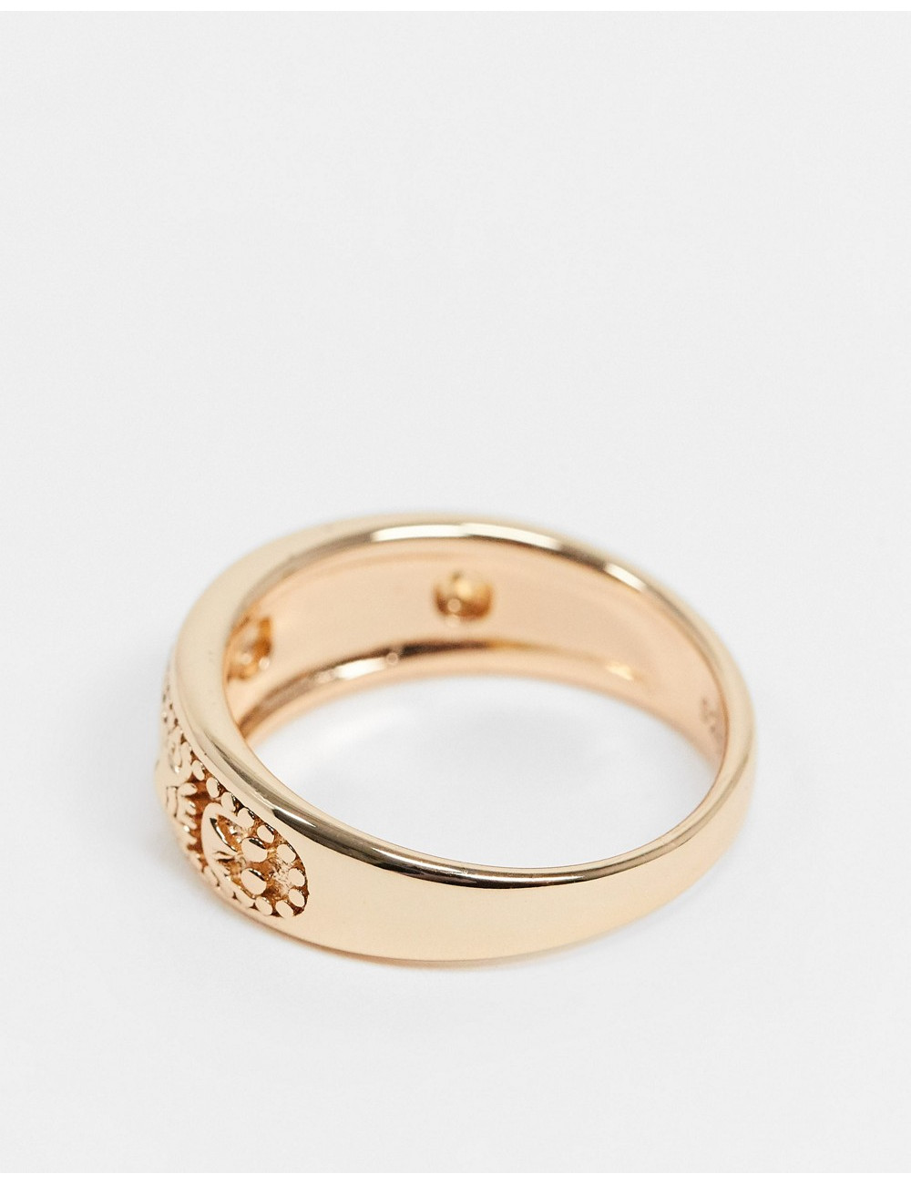 Regal Rose ring with stars...