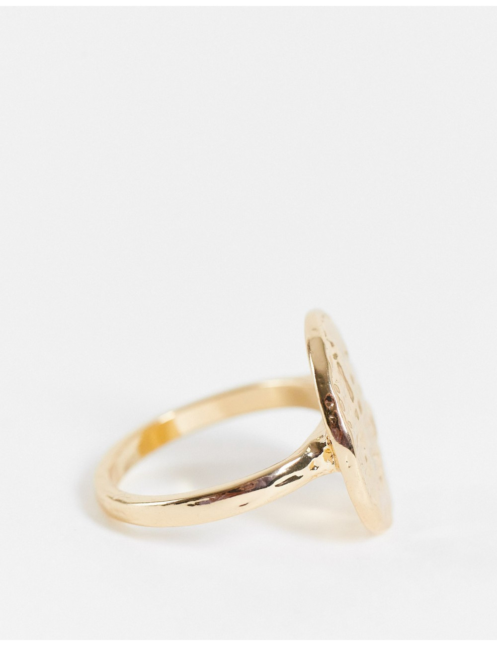 Topshop hammered coin ring...