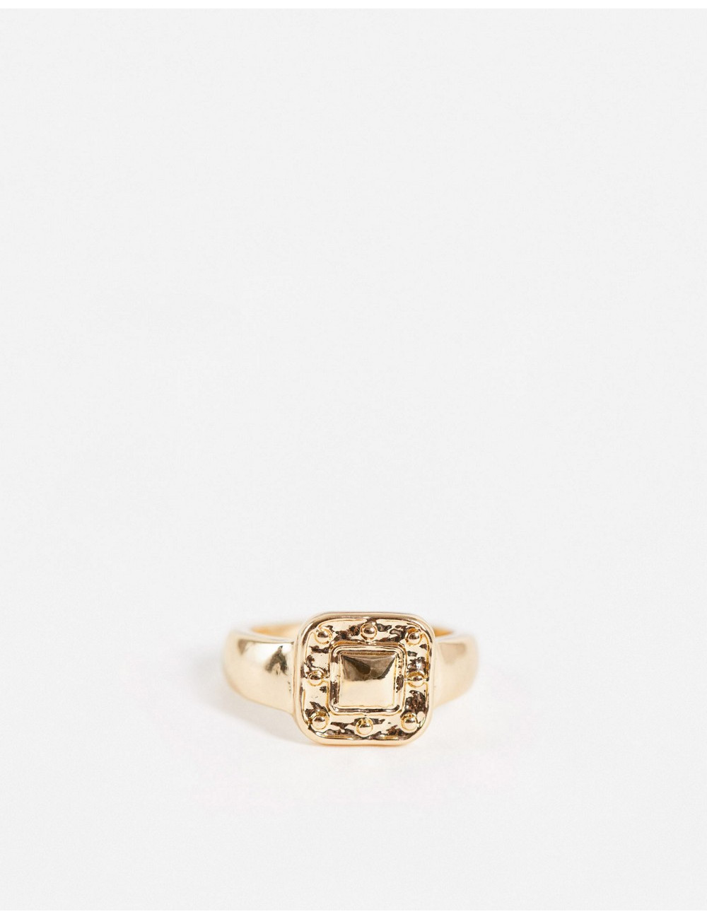 Topshop square pinky ring...