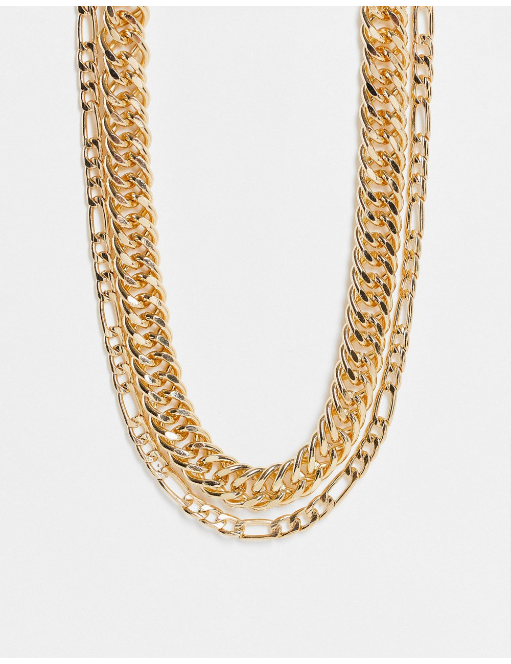 Pieces mixed chain necklace...