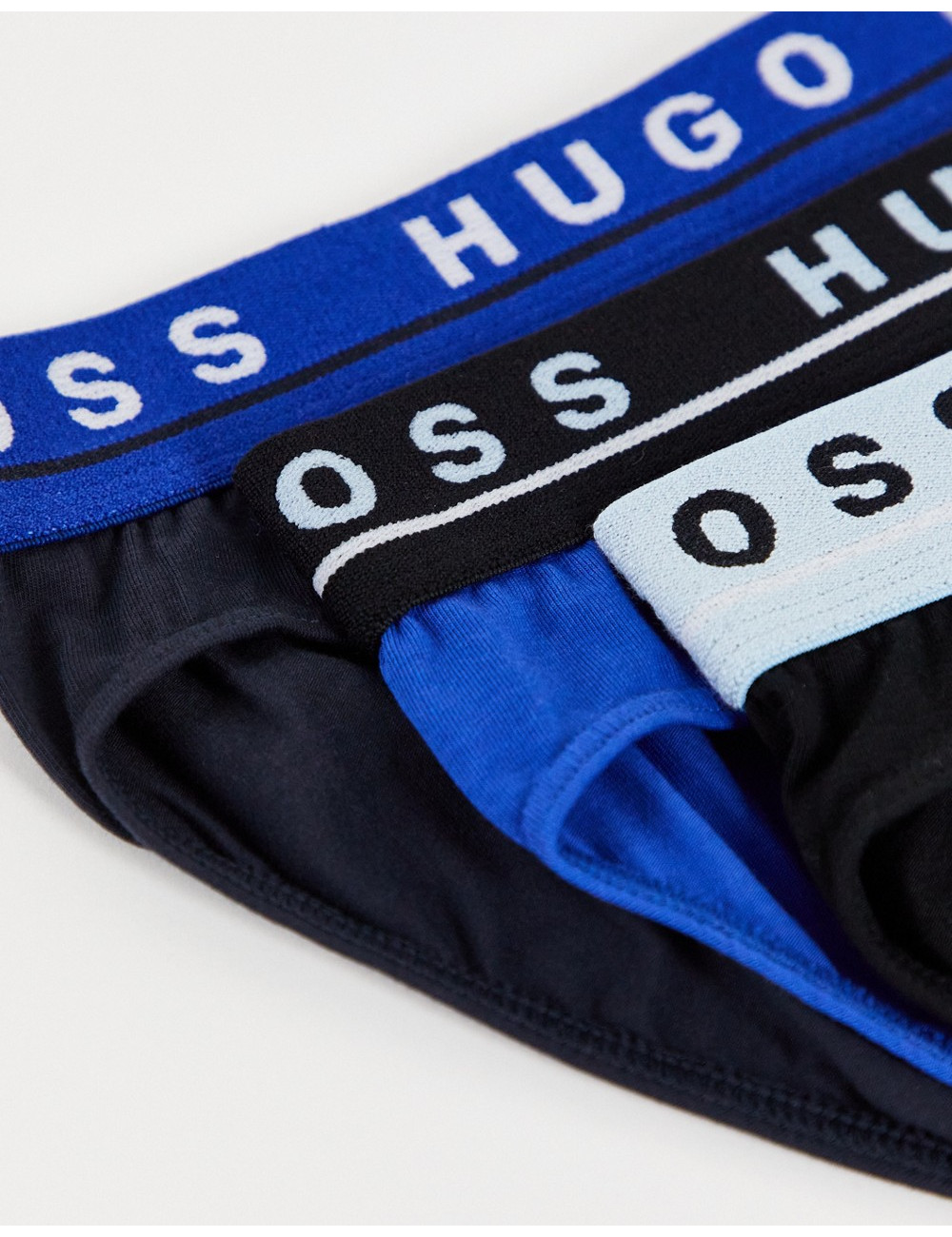 BOSS 3 pack briefs with...