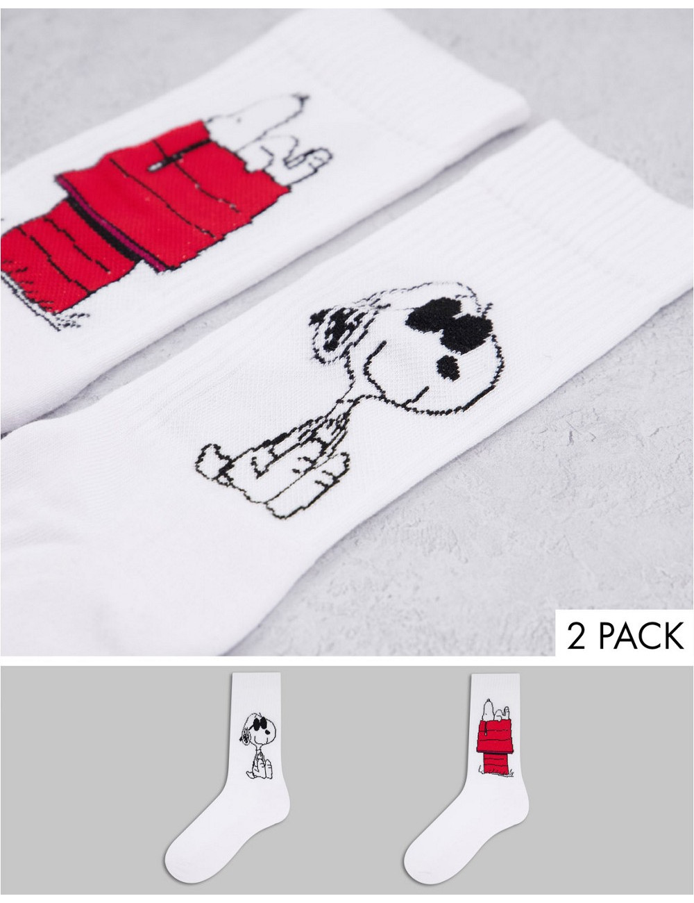 ASOS DESIGN 2 pack Snoopy...