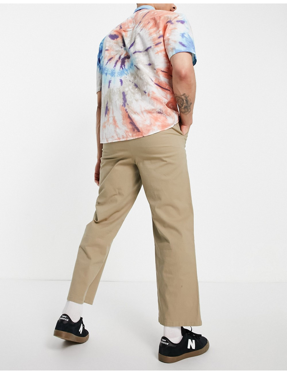 ASOS DESIGN wide fit chinos...