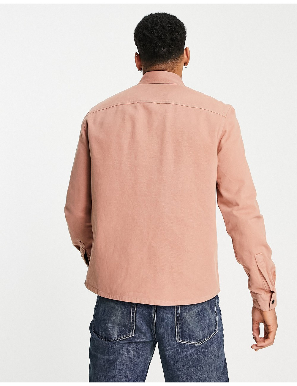 River Island overshirt in pink