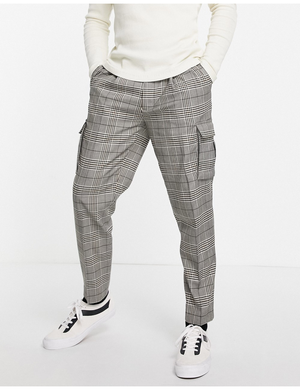 Topman tapered checked...