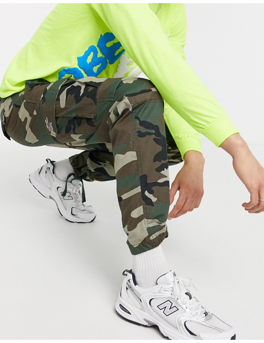 Obey Recon cargo pant in camo