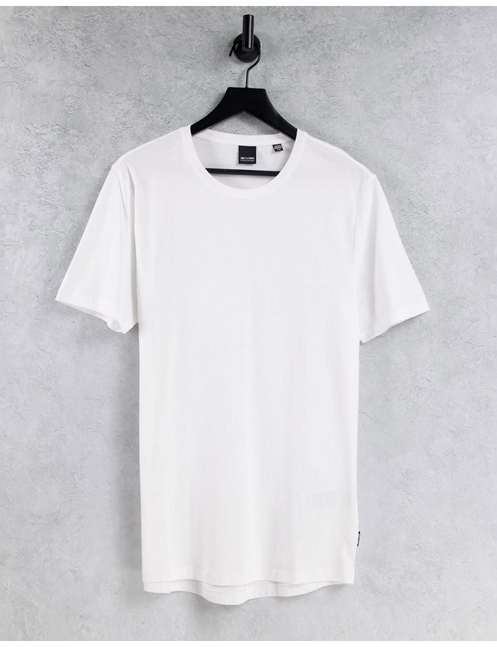 Only & Sons longline curved...