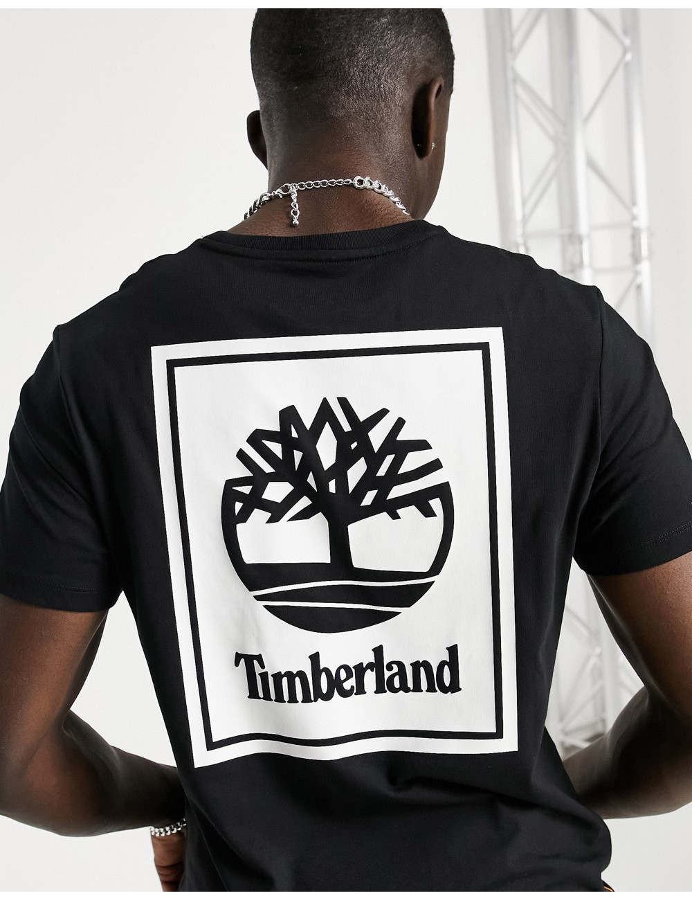 Timberland stack back print...
