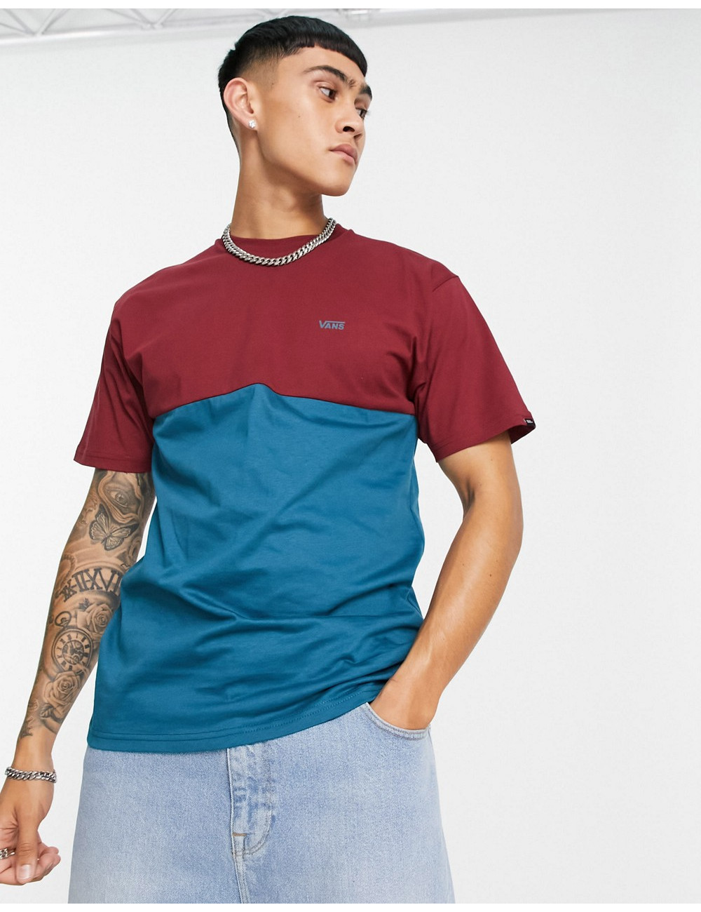 Vans Colourblock t-shirt in...