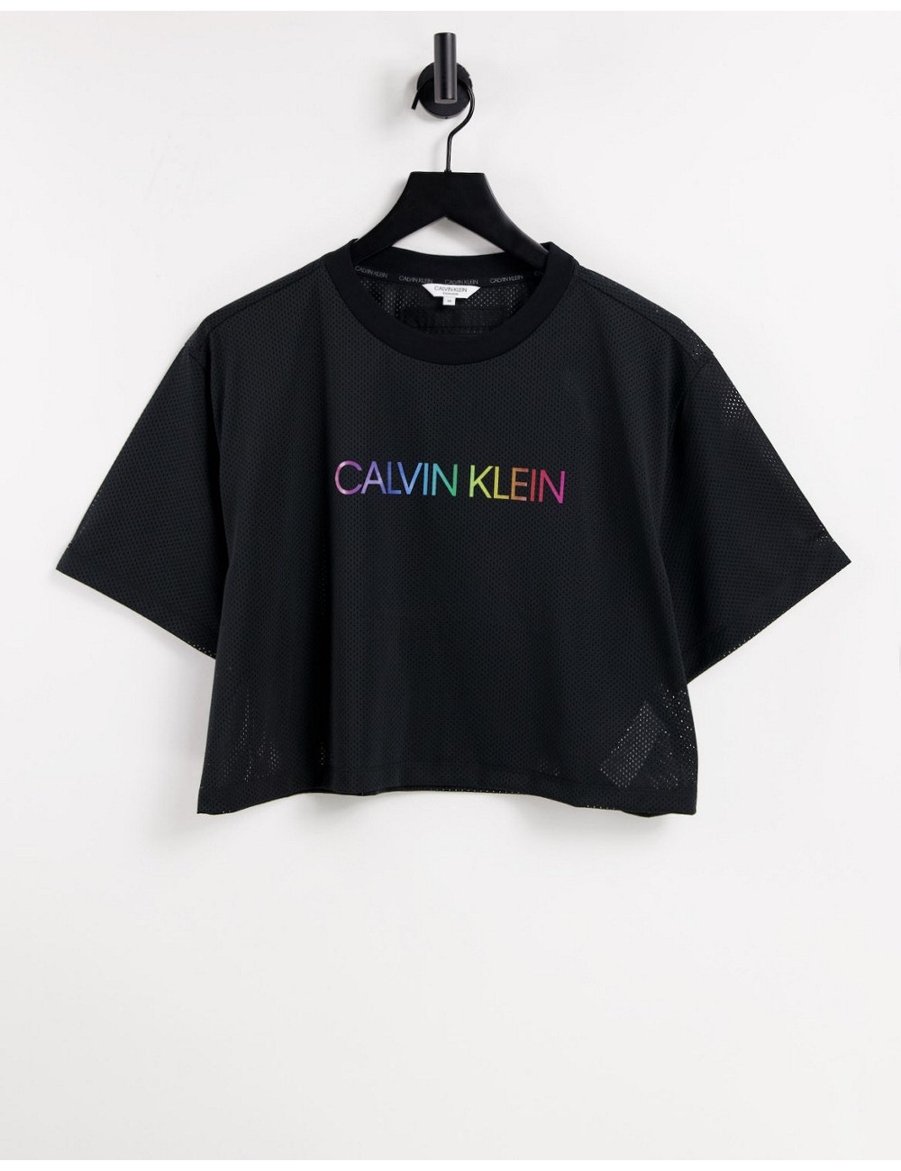Calvin Klein mesh swim crop...