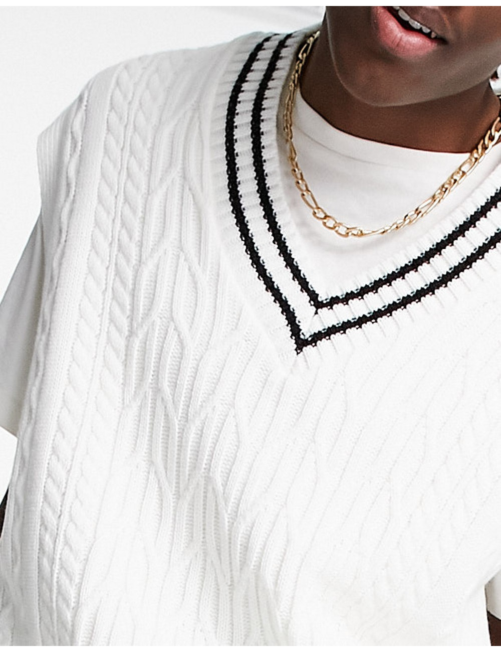 ASOS DESIGN cable knit...