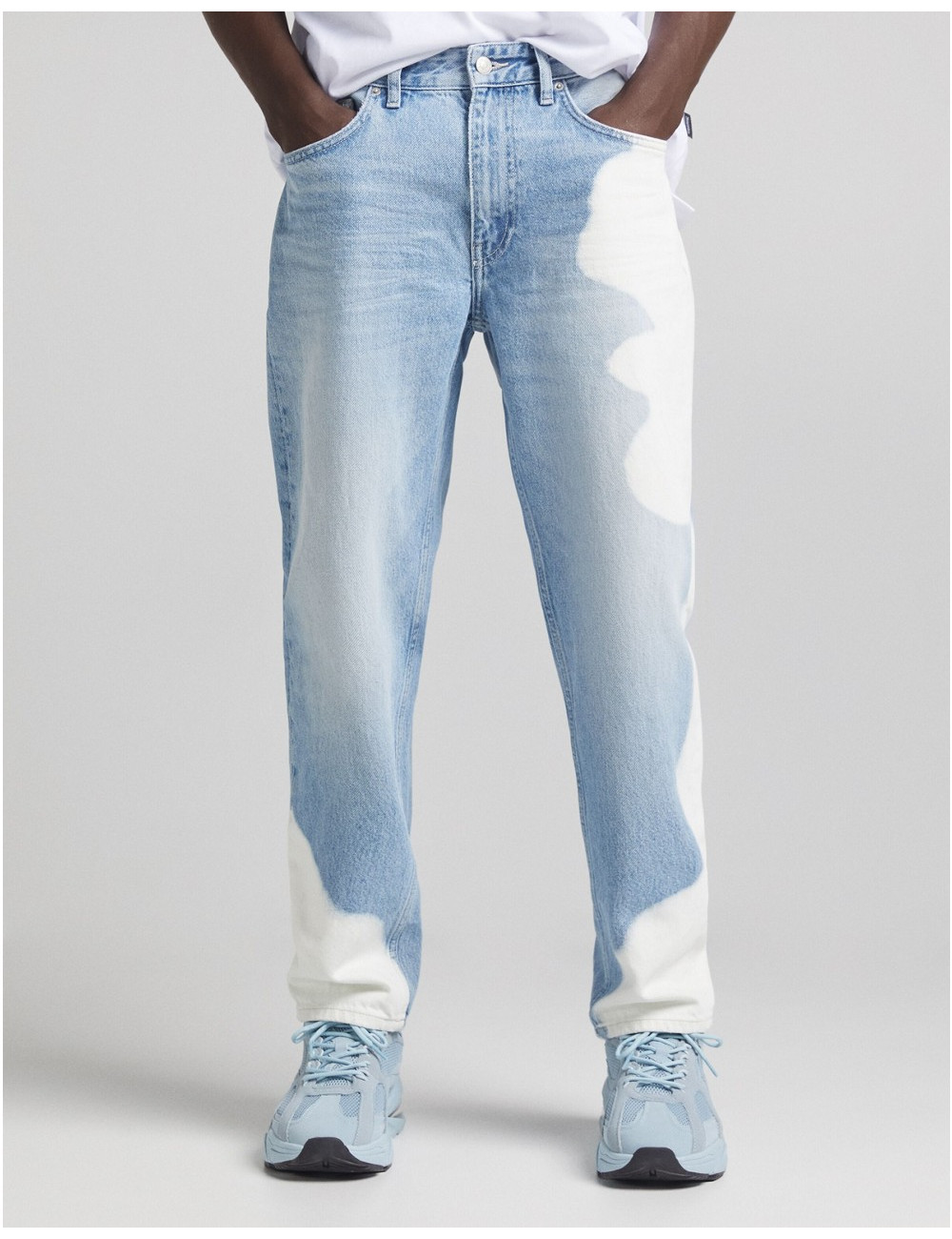 Bershka 90s fit jeans with...