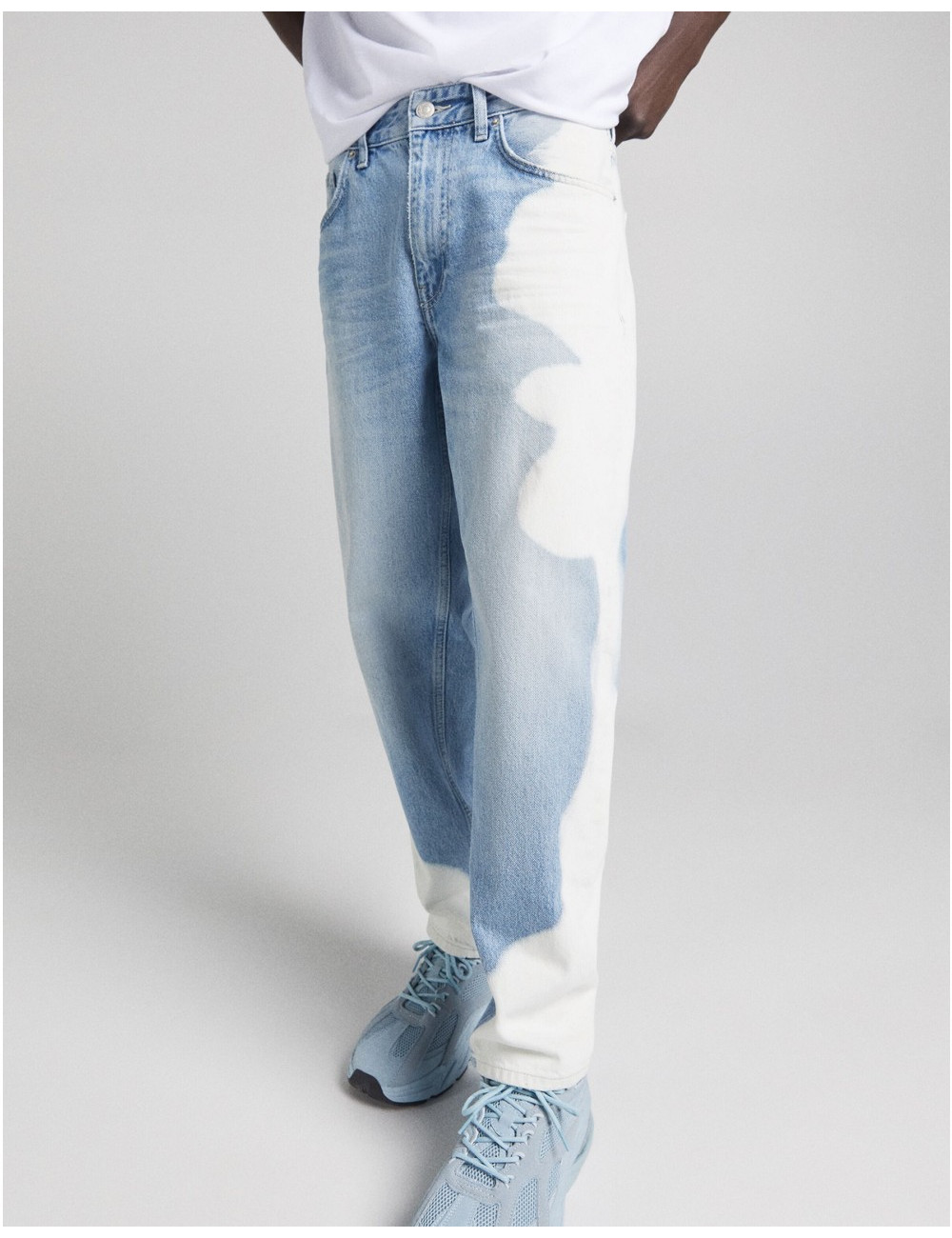 Bershka 90s fit jeans with...