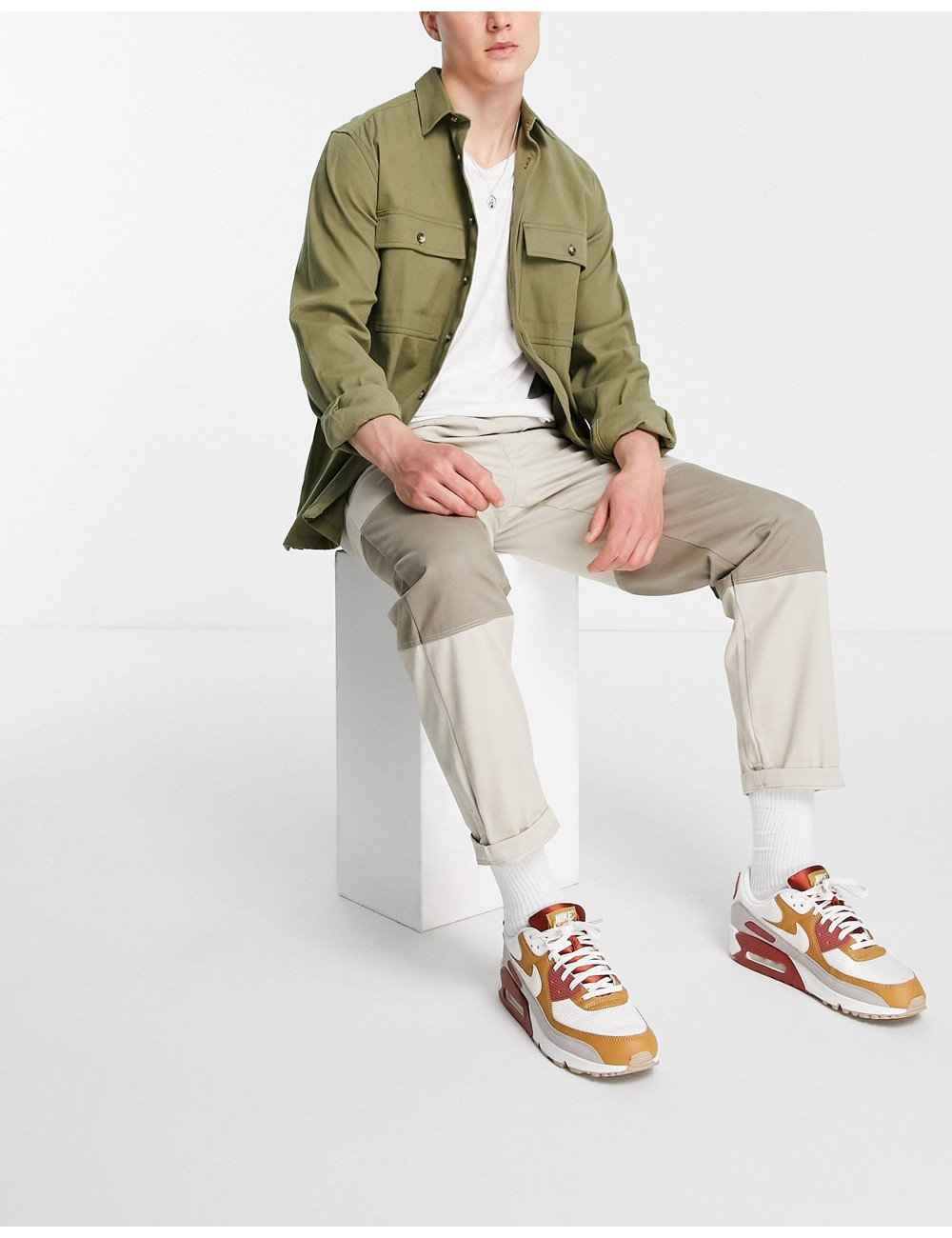 Topman cut and sew relaxed...