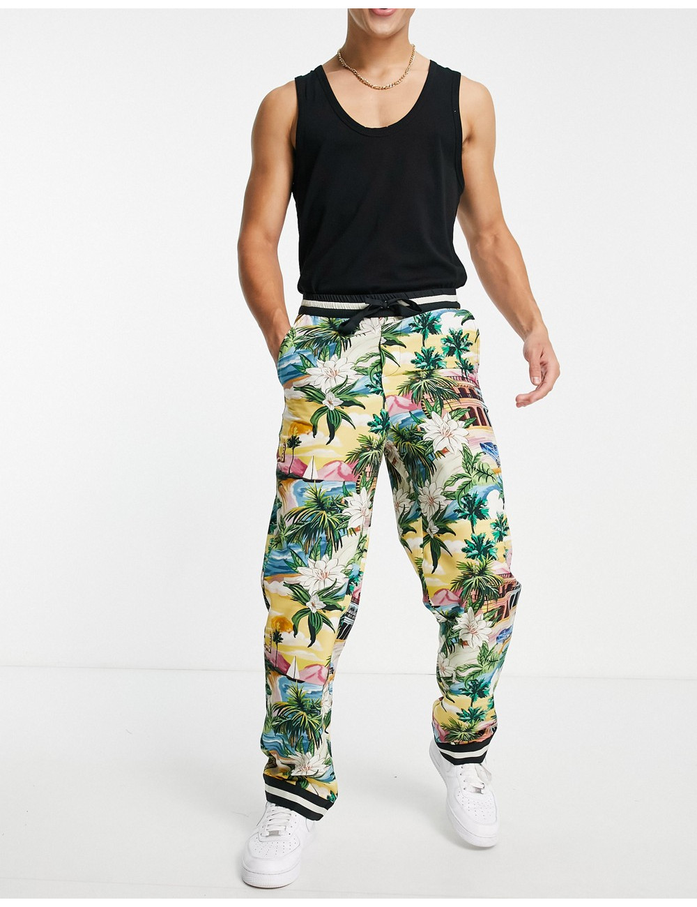 Bershka printed trousers...