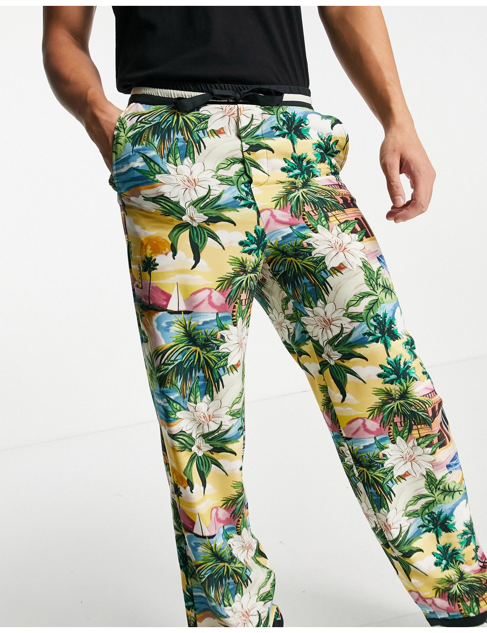 Bershka printed trousers...