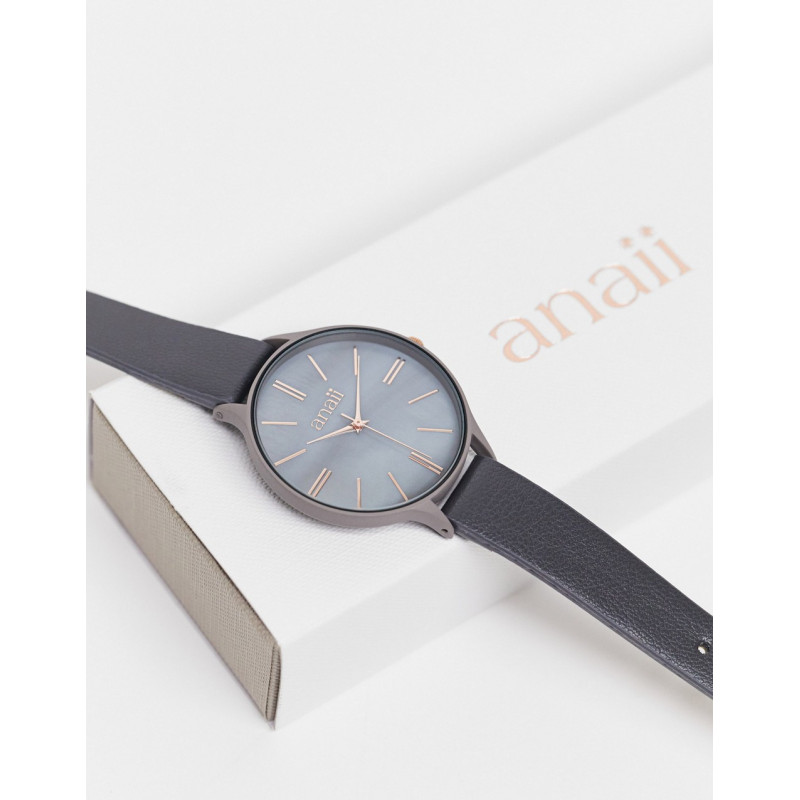 Anaill watch in grey with...