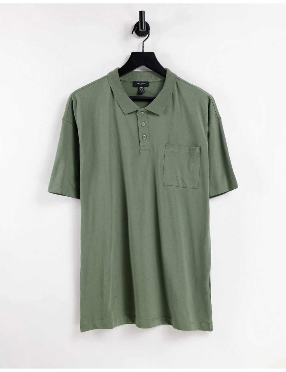 New Look oversized polo in...
