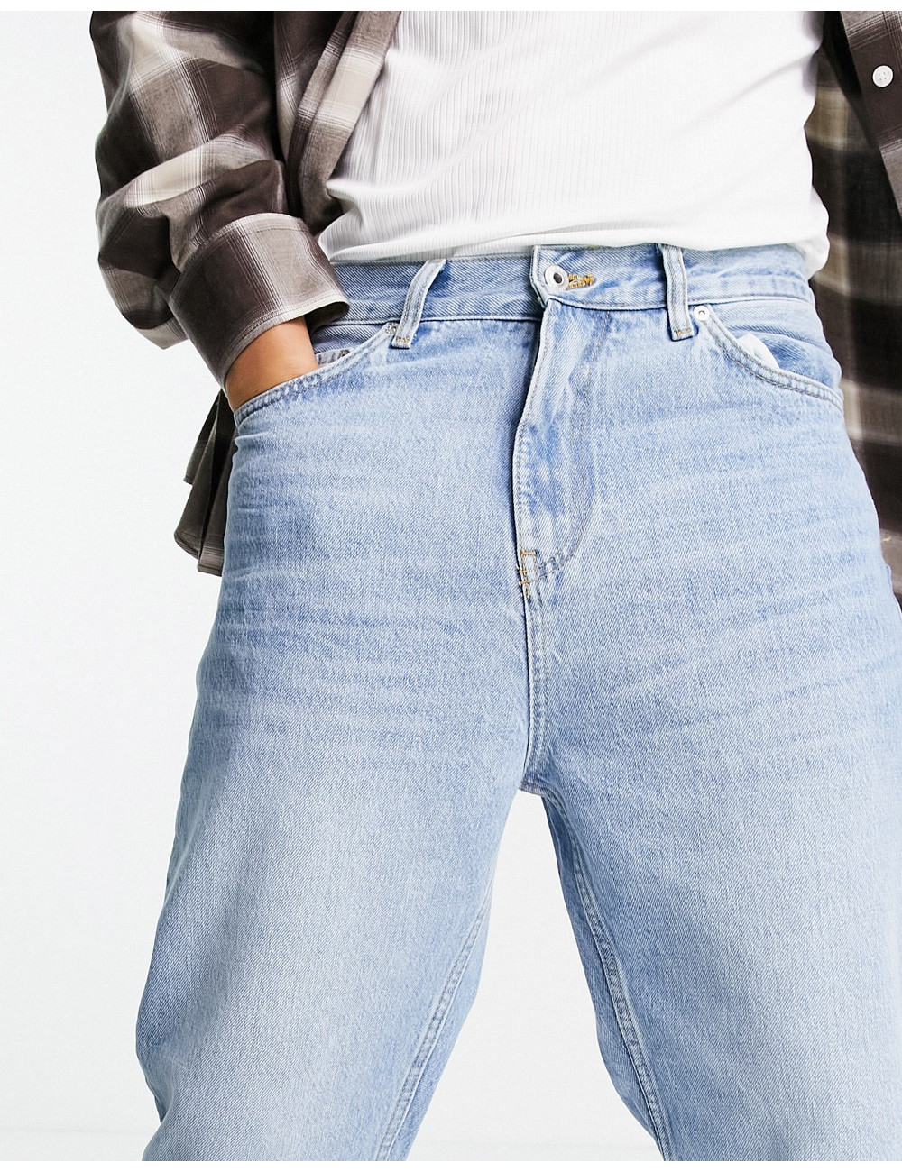 Pull&Bear relaxed jeans in...