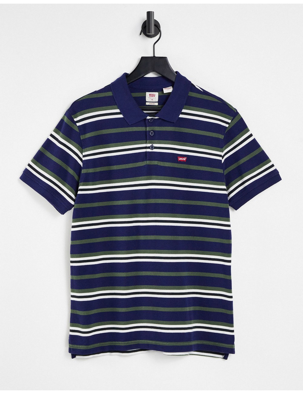 Levi's batwing logo stripe...