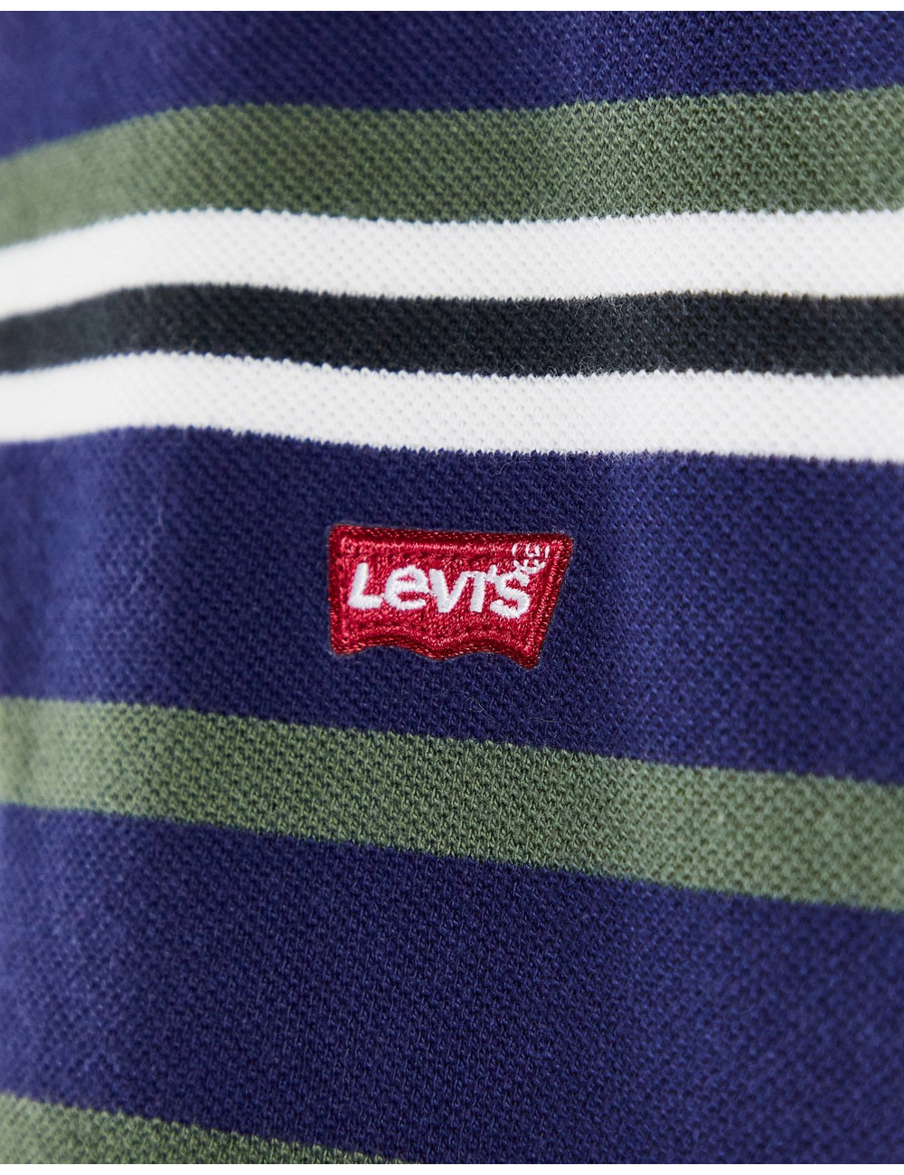 Levi's batwing logo stripe...