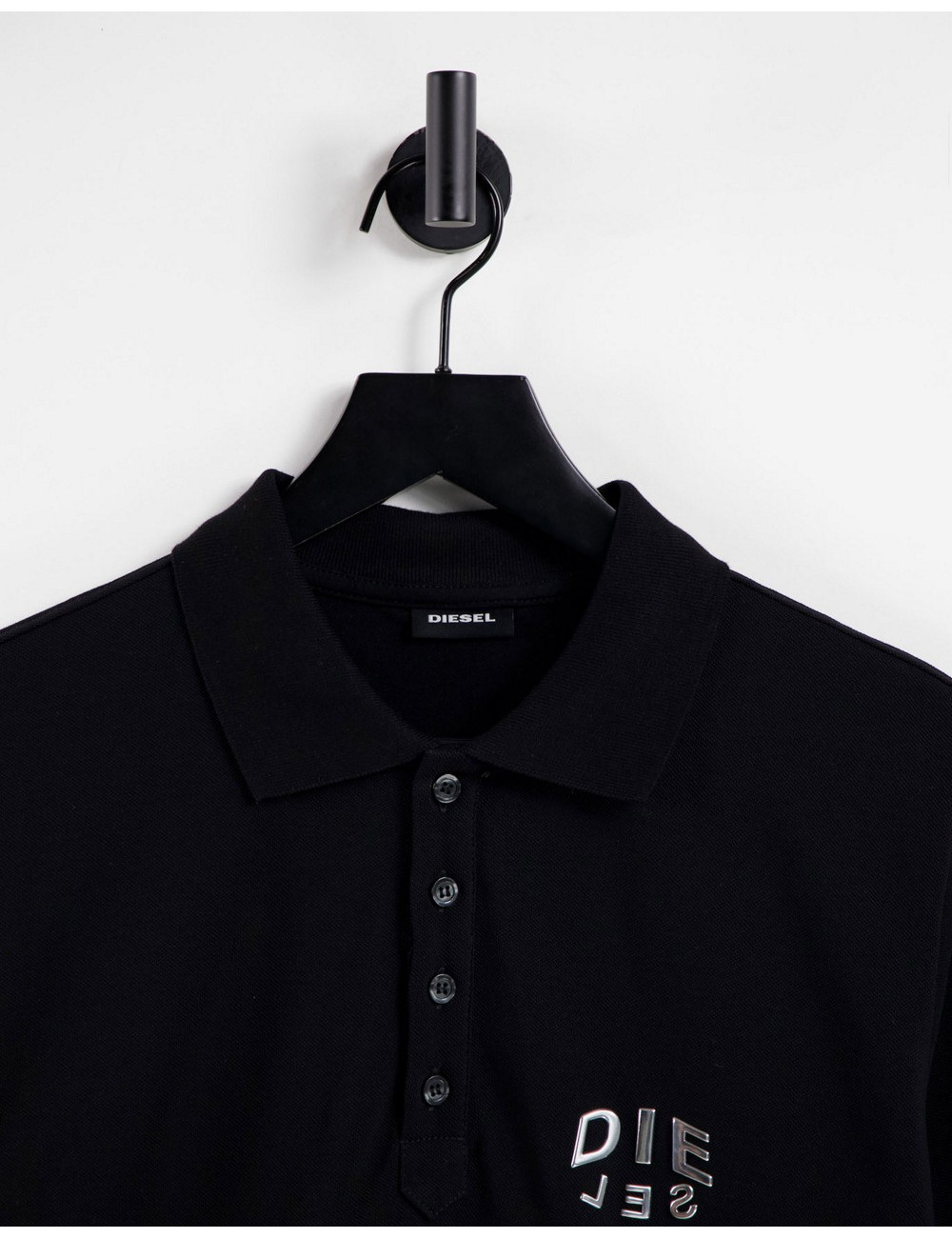 Diesel large logo polo in...