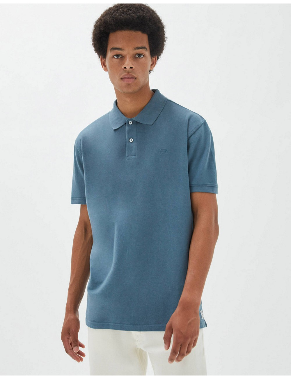 Pull&Bear polo in navy