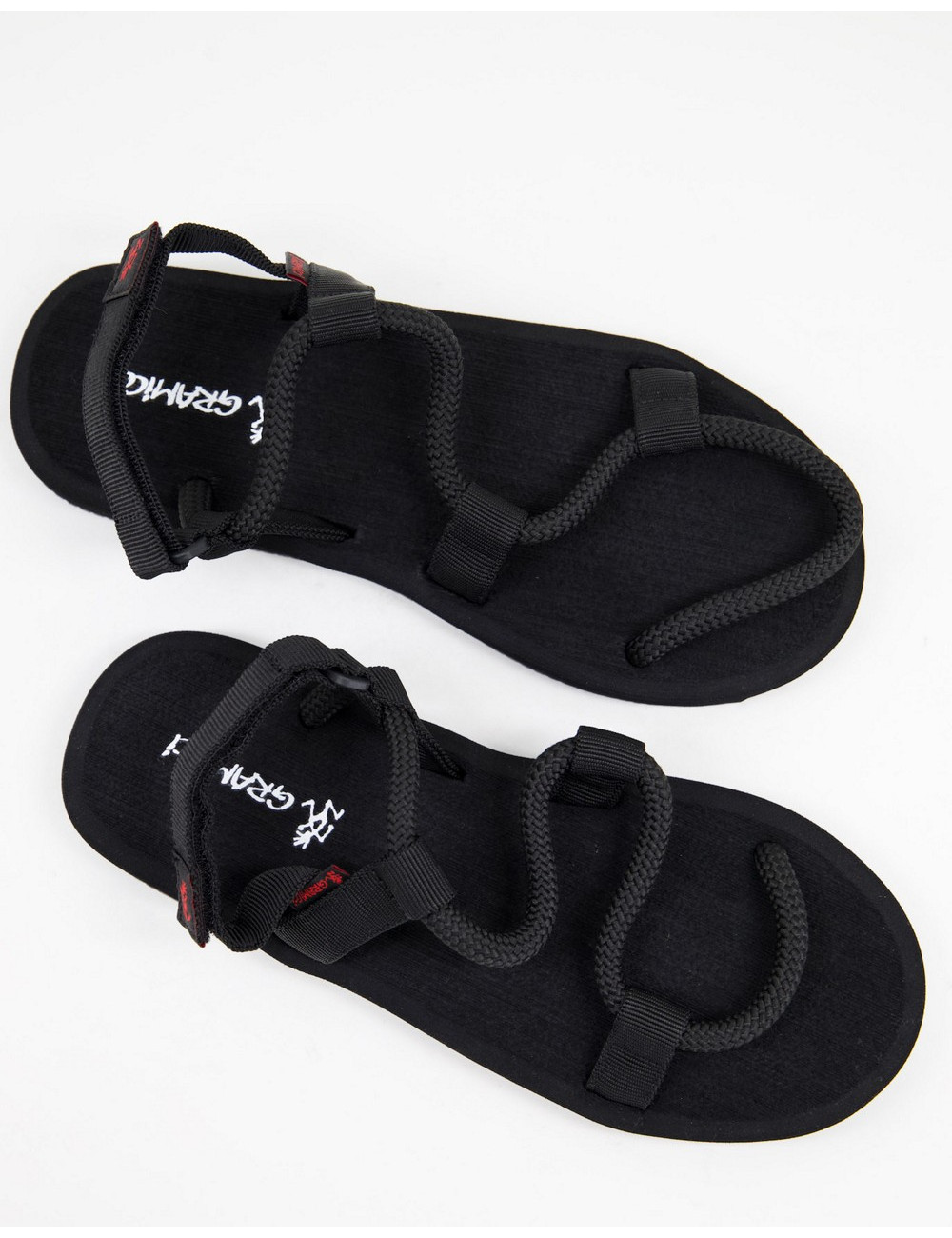 Gramicci rope sandals in black