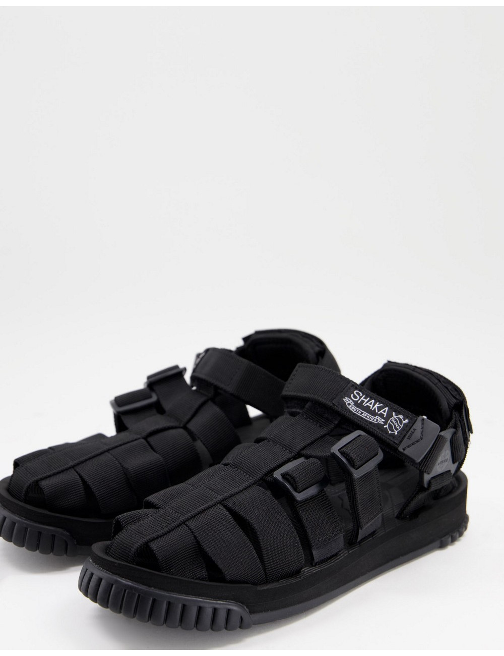 Shaka hiker sandals in black