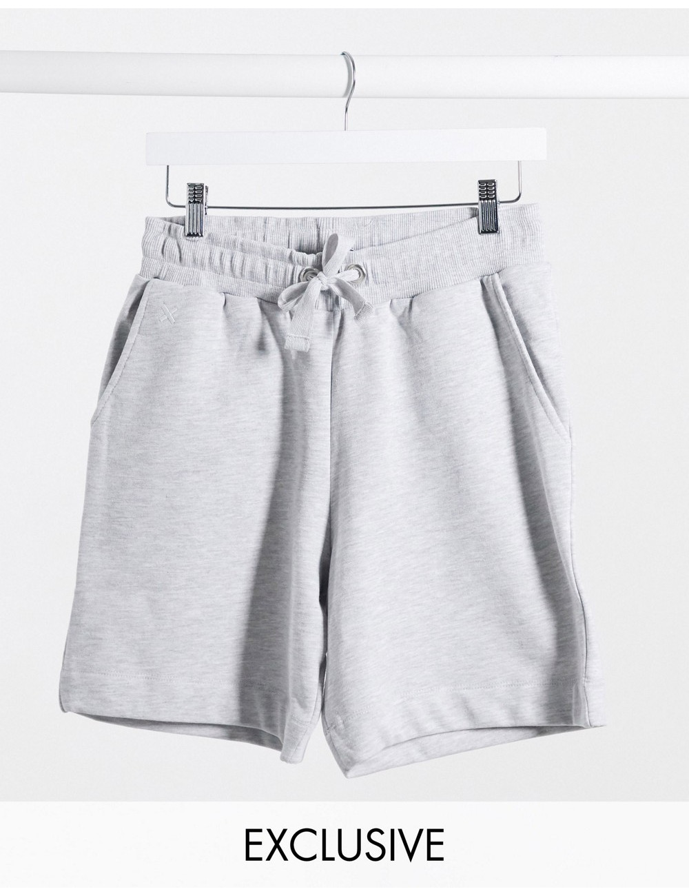 COLLUSION shorts in grey marl