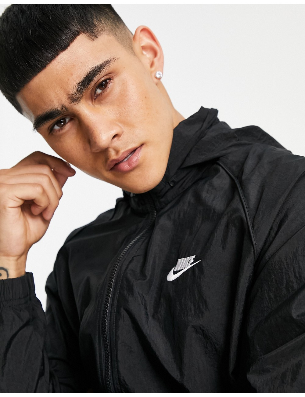 Nike woven track jacket in...