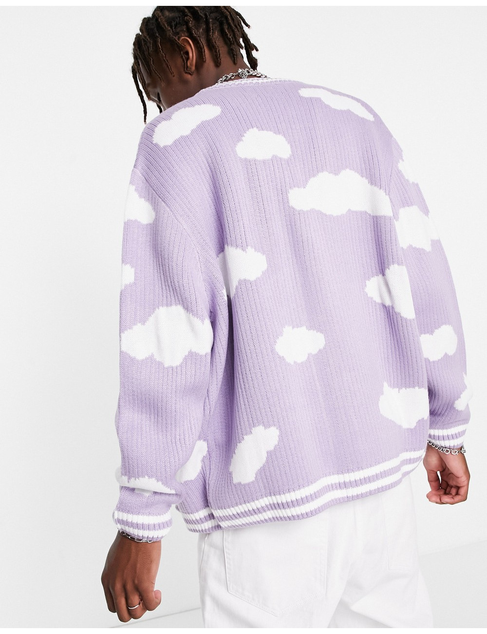 ASOS DESIGN knitted cloud...