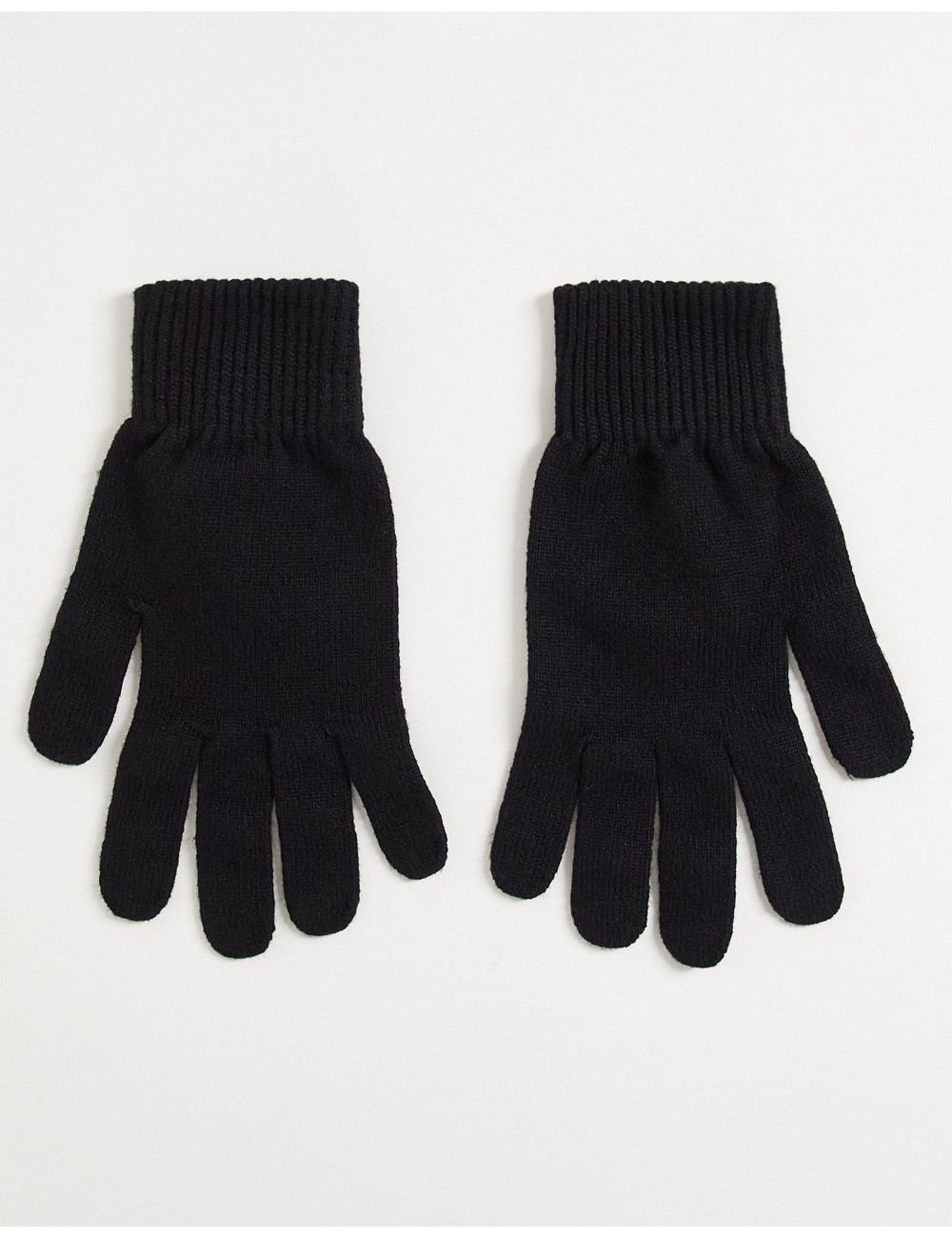 ASOS DESIGN gloves in black