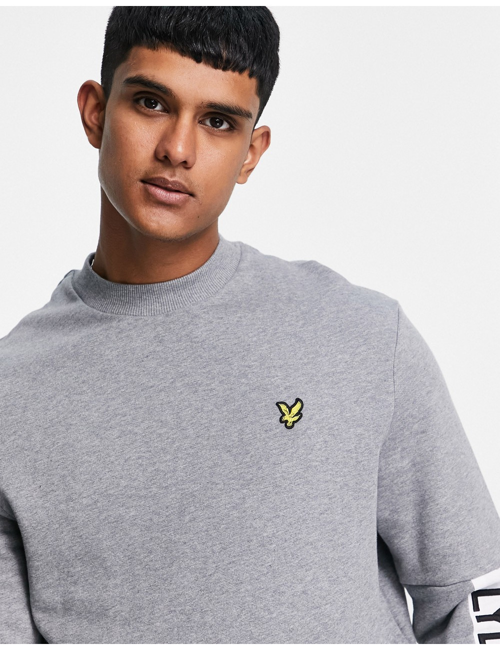 Lyle & Scott sleeve branded...